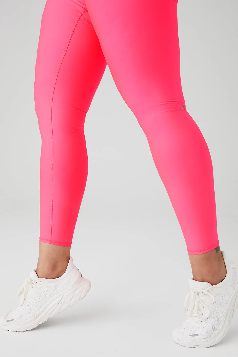 7/8 High-Waist Airlift Legging - Fluorescent Pink Coral