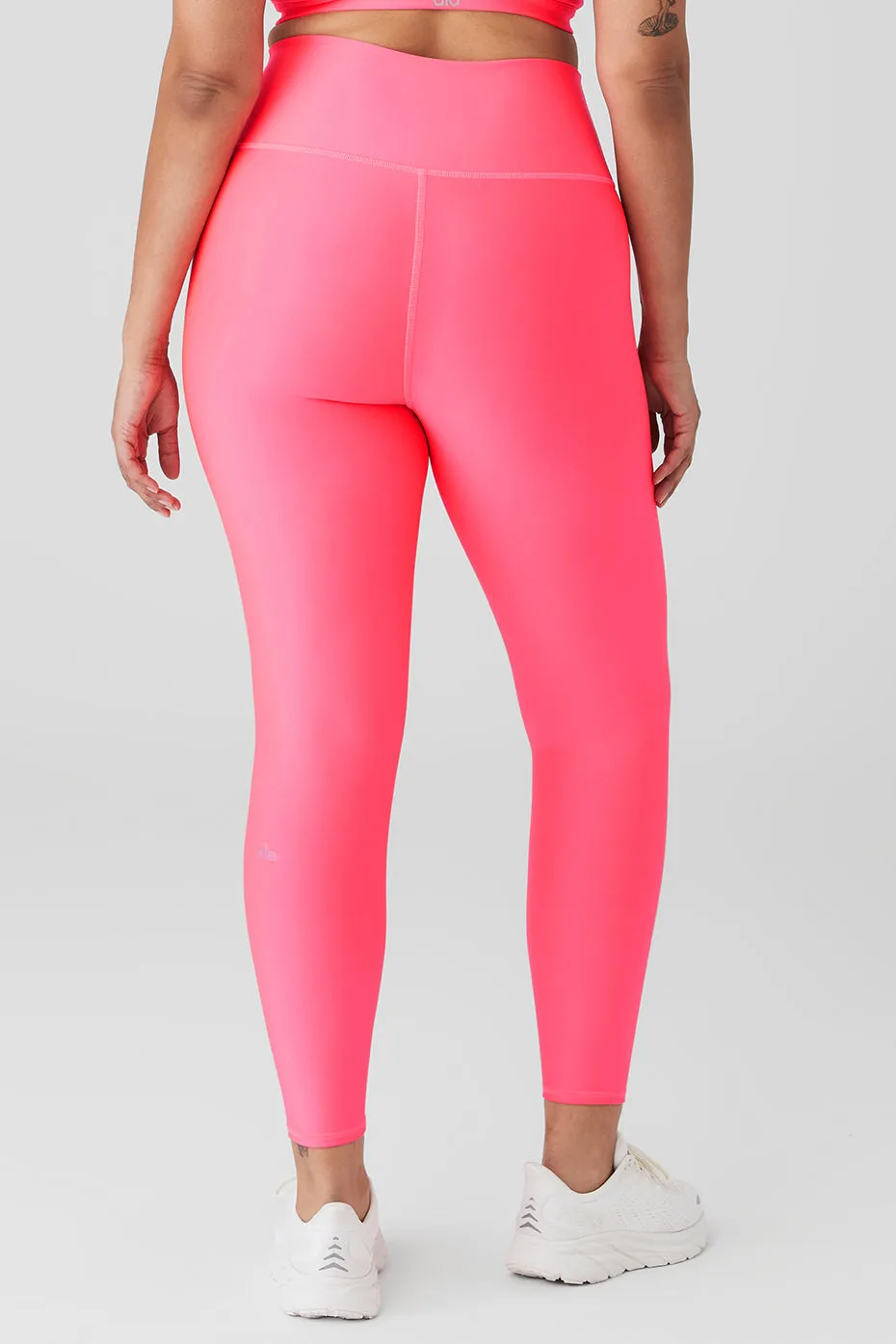 7/8 High-Waist Airlift Legging - Fluorescent Pink Coral