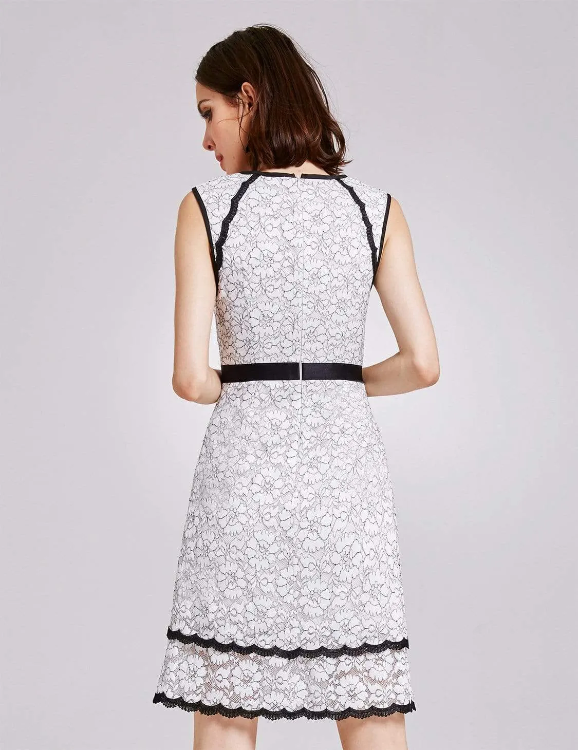 Alisa Pan Lace Wear to Work Dress