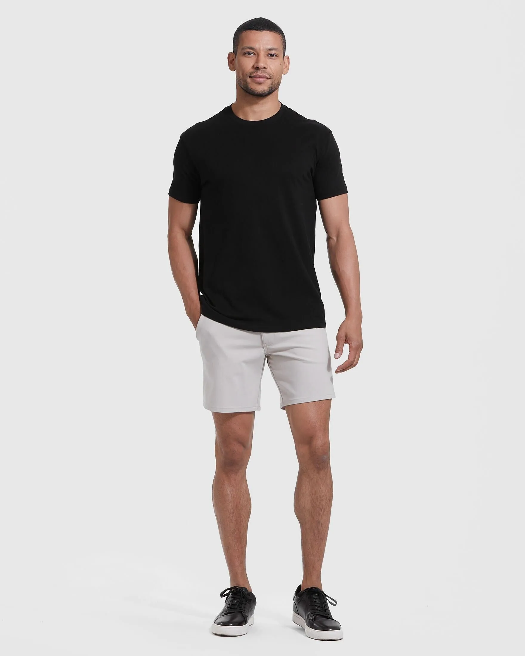 All Black Short Sleeve Crew Neck 10-Pack