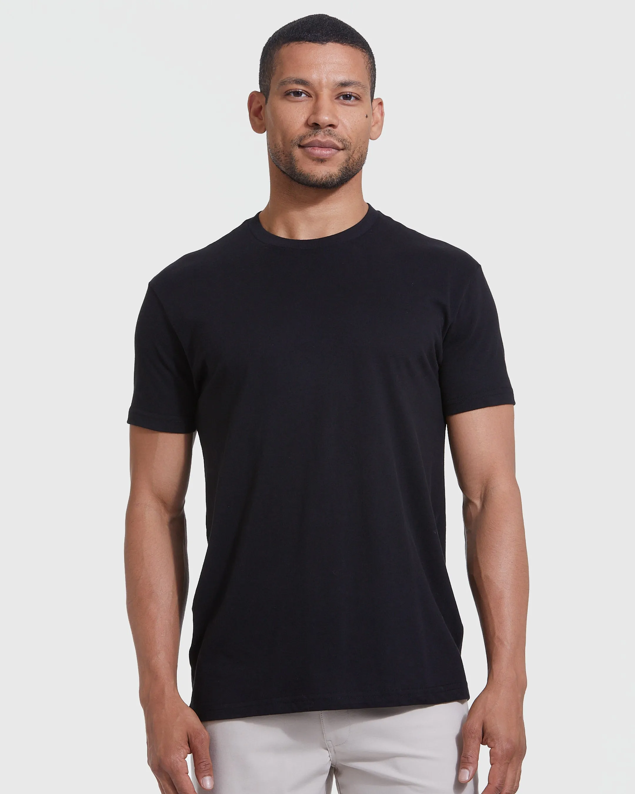 All Black Short Sleeve Crew Neck 9-Pack