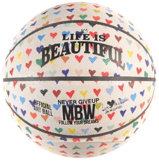 All You Need Is He[Art] Basketball Sports Ball Object Art by Mr Brainwash- Thierry Guetta