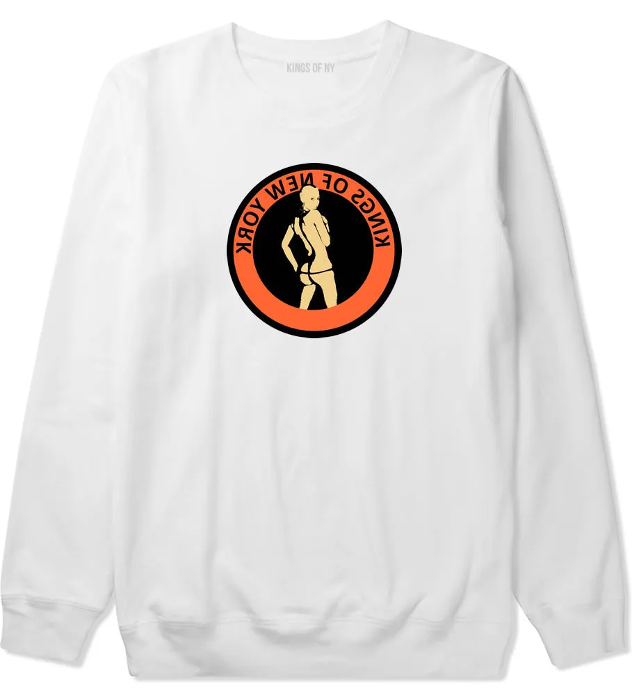 Amber Twerk Kings Of New York Logo Crewneck Sweatshirt