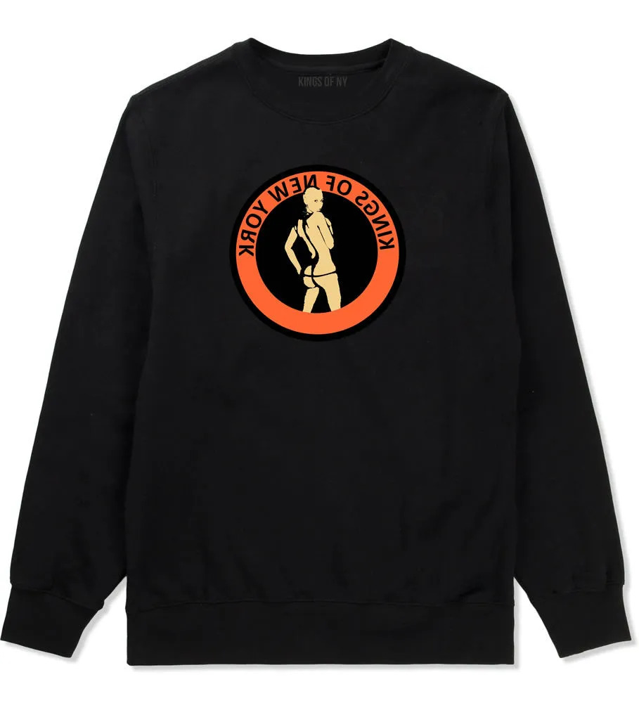 Amber Twerk Kings Of New York Logo Crewneck Sweatshirt