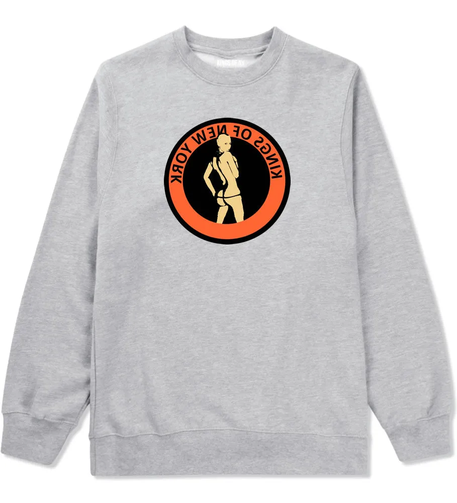 Amber Twerk Kings Of New York Logo Crewneck Sweatshirt