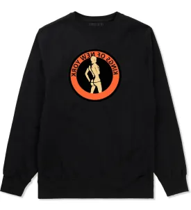 Amber Twerk Kings Of New York Logo Crewneck Sweatshirt