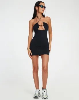 Anja Mini Dress in Black