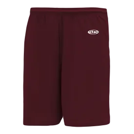 Athletic Knit (AK) BS1300M-009 Mens Maroon Basketball Shorts