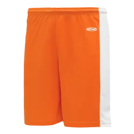 Athletic Knit (AK) BS9145Y-238 Youth Orange/White Pro Basketball Shorts