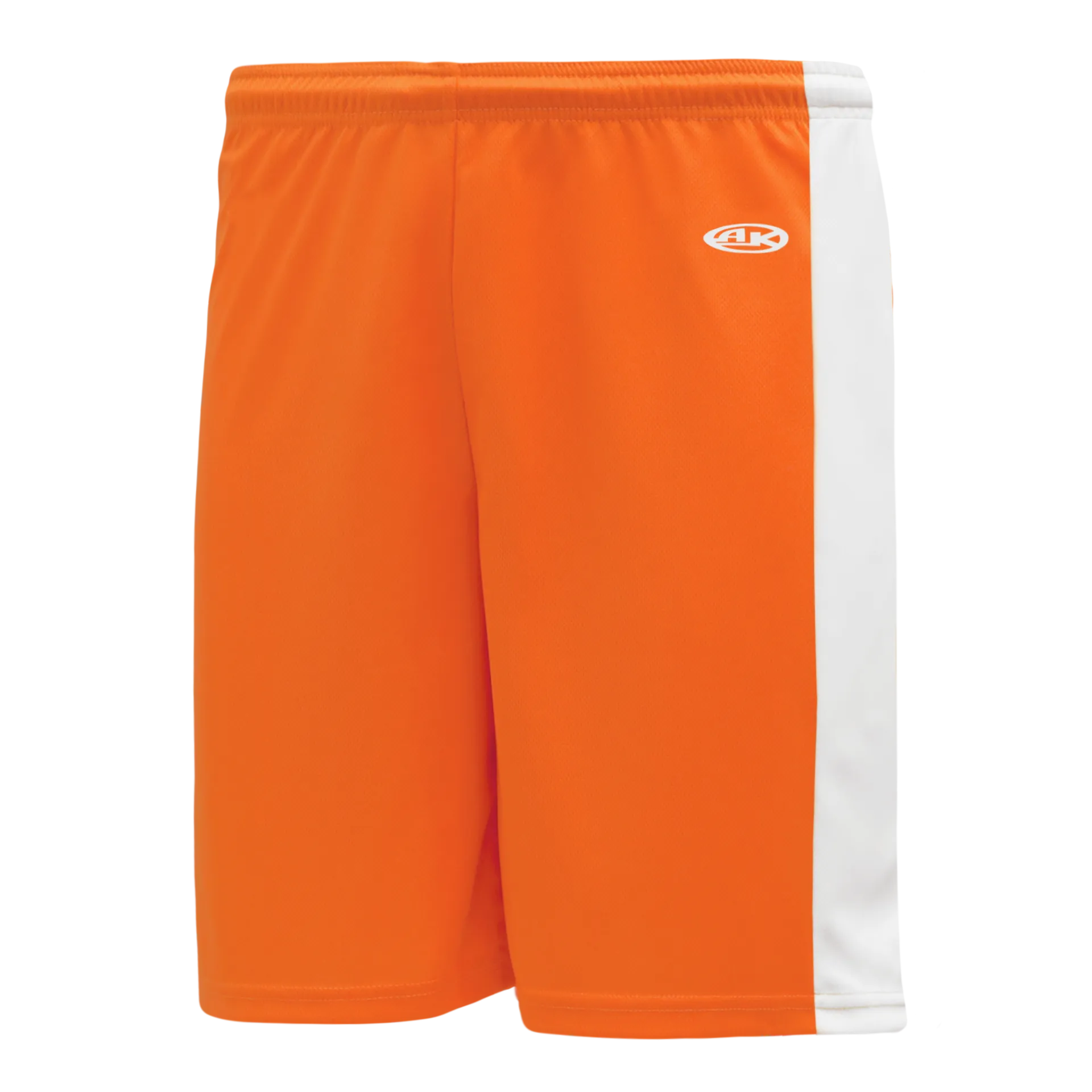 Athletic Knit (AK) BS9145Y-238 Youth Orange/White Pro Basketball Shorts