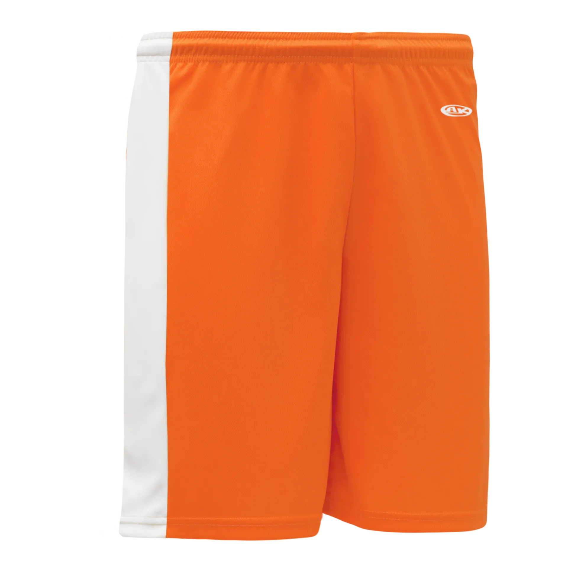 Athletic Knit (AK) BS9145Y-238 Youth Orange/White Pro Basketball Shorts