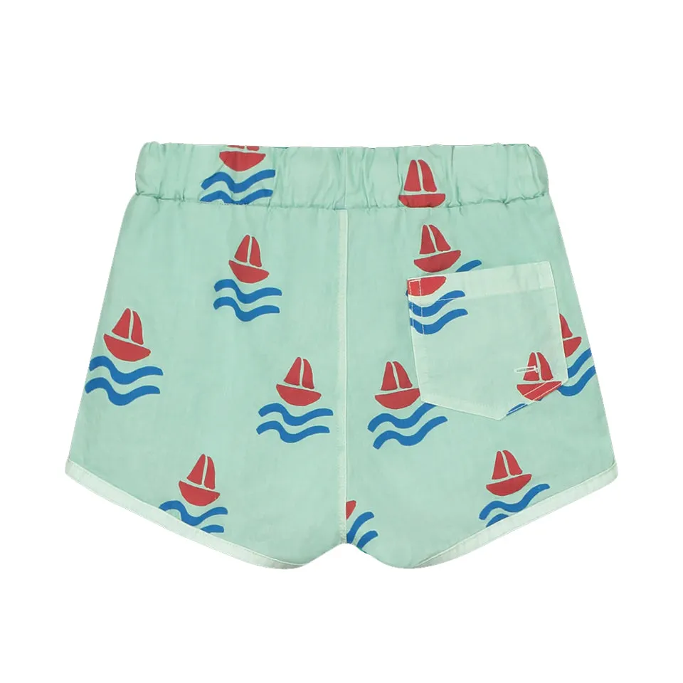 BONMONT DUSTY AQUE BOATS SWIM SHORTS