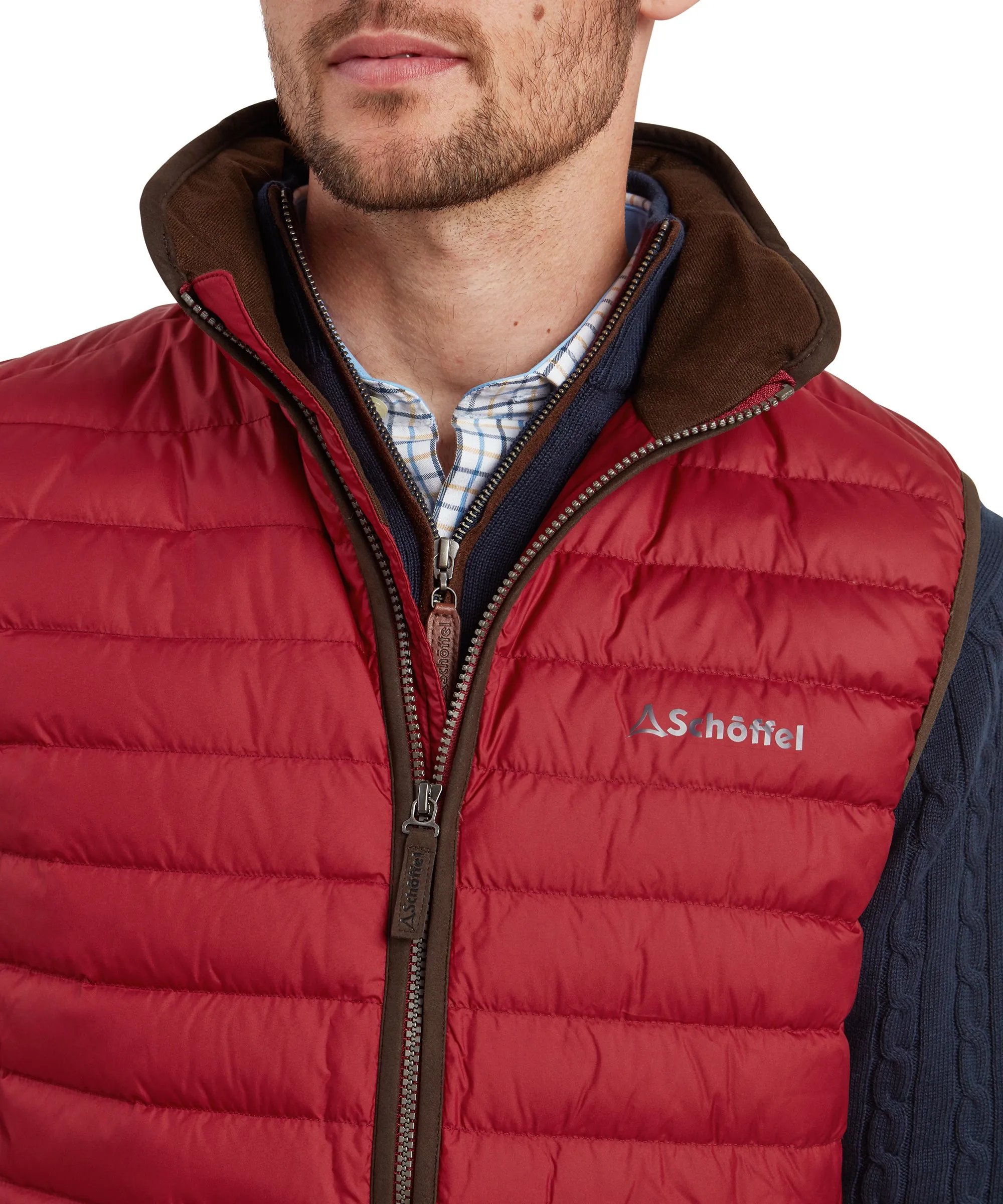 Bowden Down Gilet - Chilli