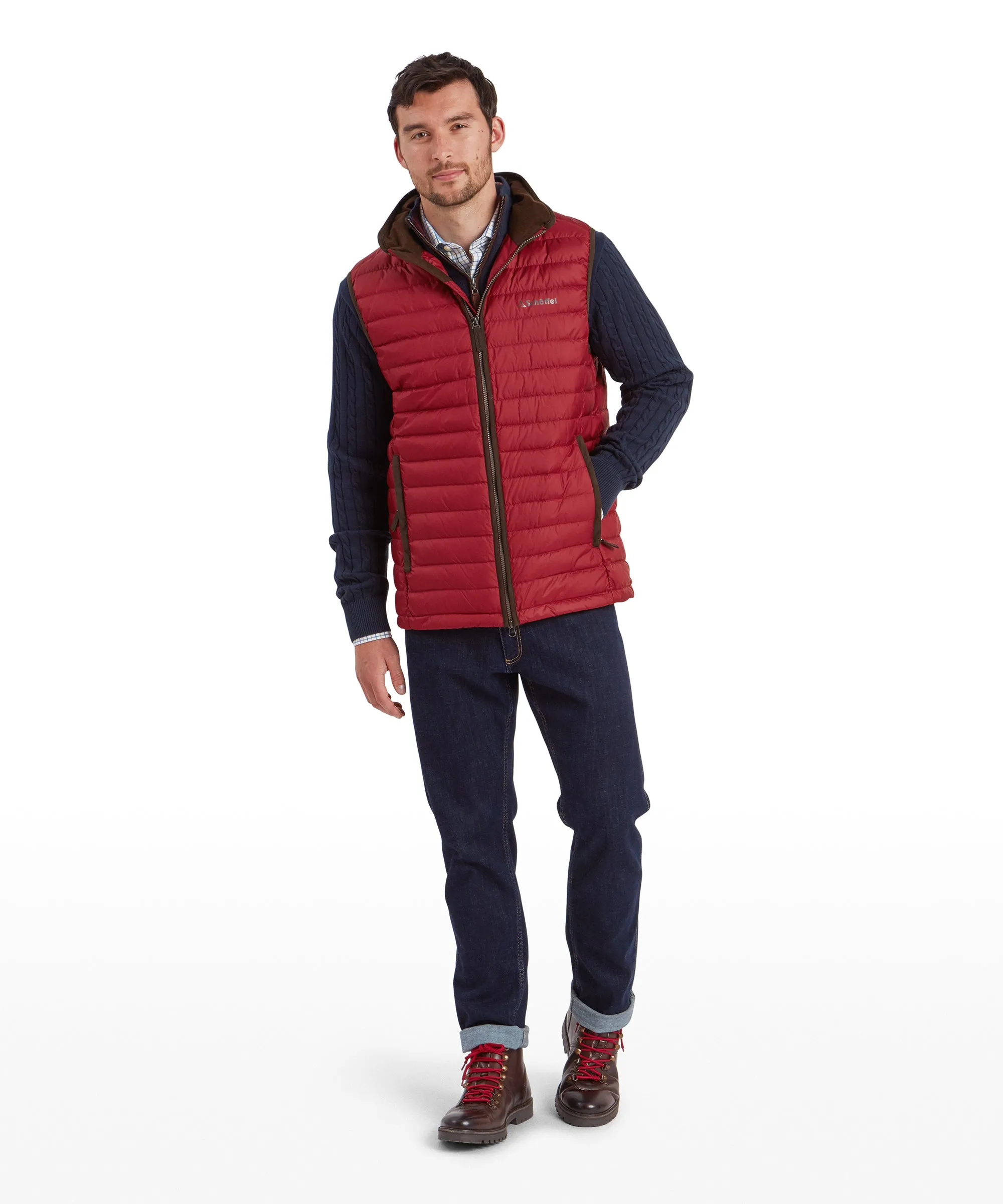 Bowden Down Gilet - Chilli