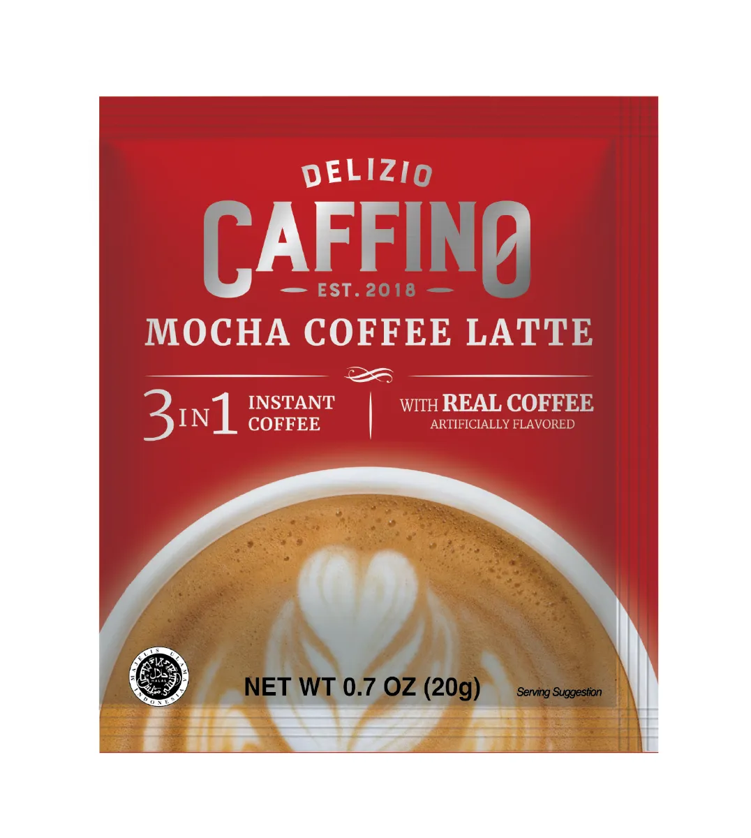 CAFFINO 3-IN-1 Mocha Coffee Latte (10 sachets/bag) 三合一摩卡拿鐵