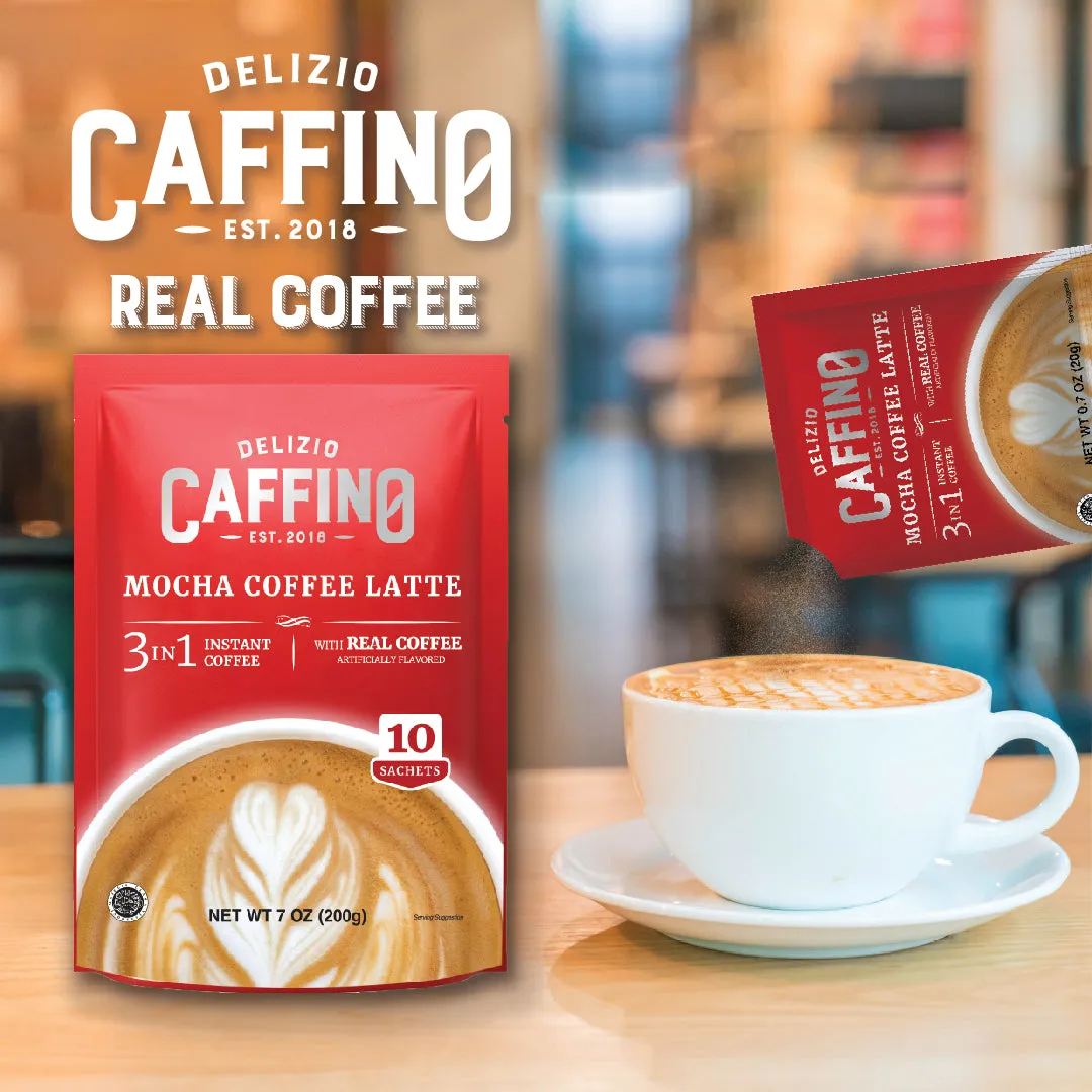 CAFFINO 3-IN-1 Mocha Coffee Latte (10 sachets/bag) 三合一摩卡拿鐵