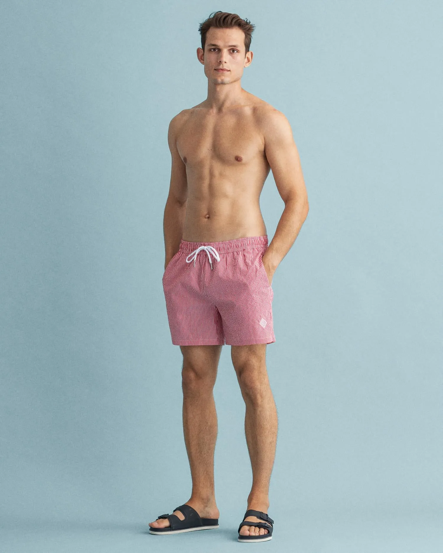 CF SEERSUCKER SWIM SHORTS