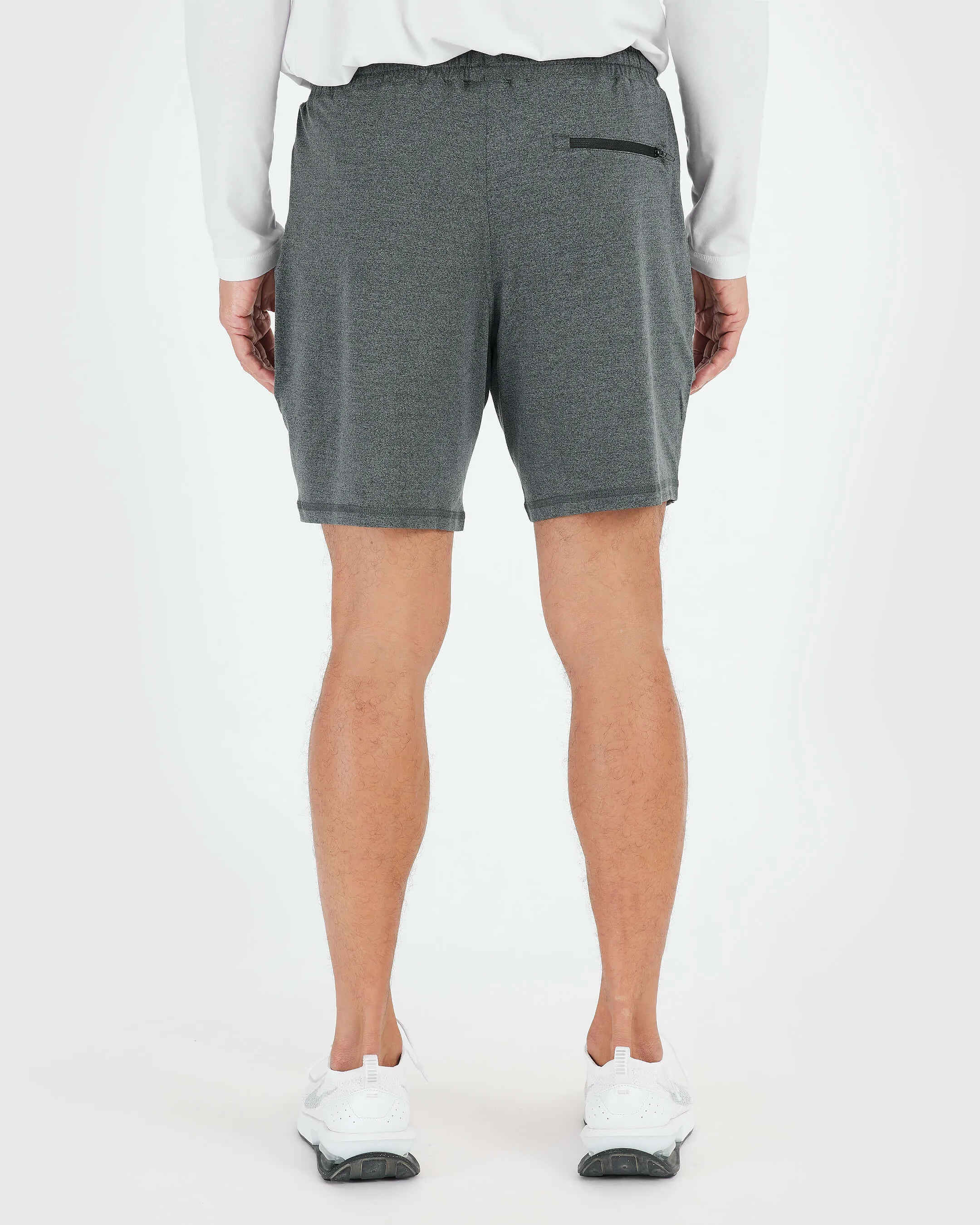 Charcoal Heather Gray Active Comfort Shorts