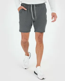 Charcoal Heather Gray Active Comfort Shorts