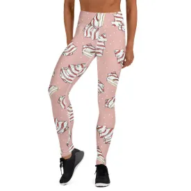 Christmas Cake Yoga Leggings