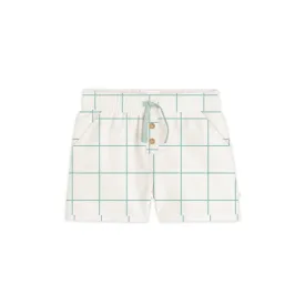 Comfy Shorts - Sage Grid