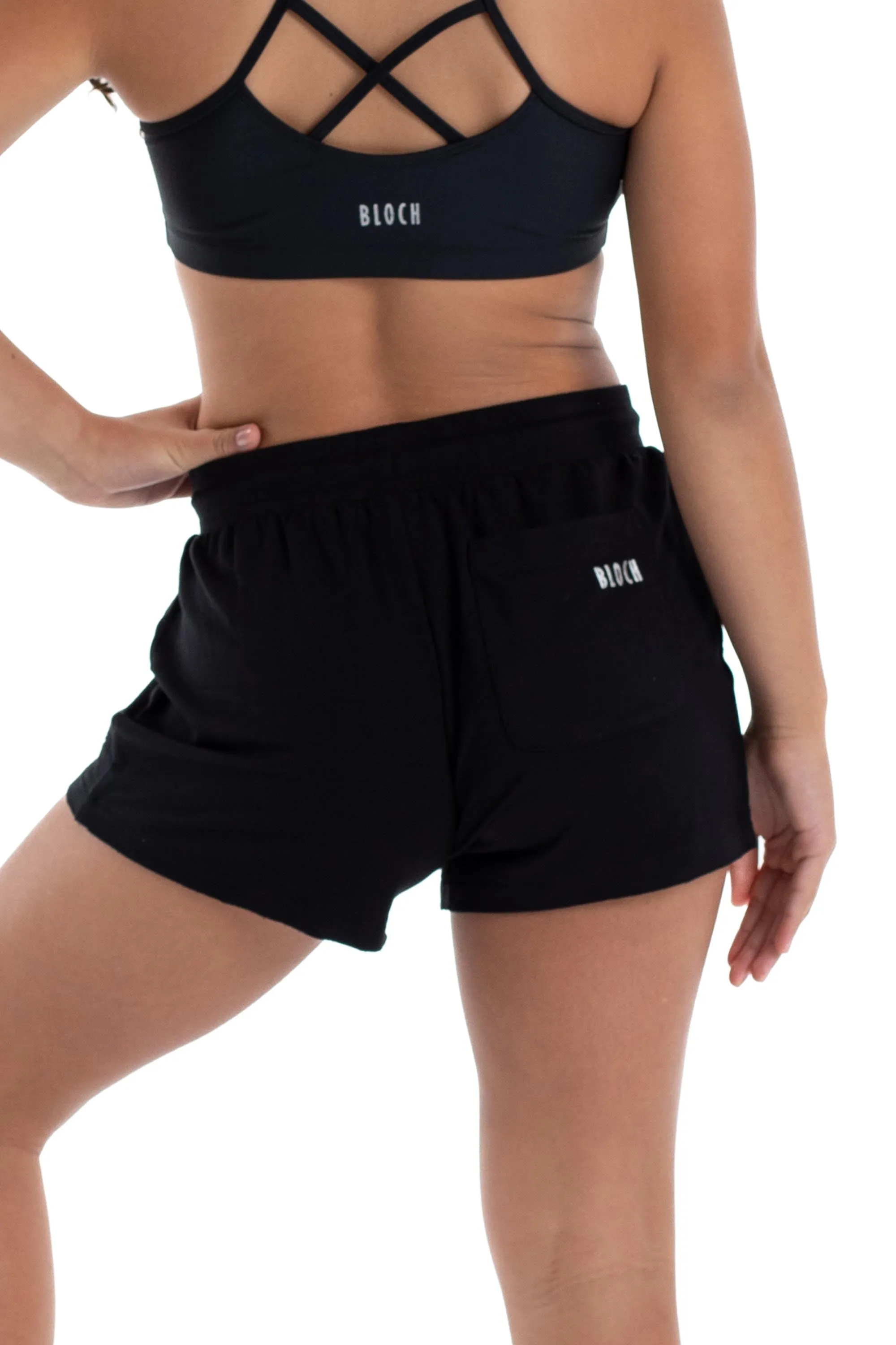 DFM933G4 - Bloch X Flo Active Girls Track Shorts