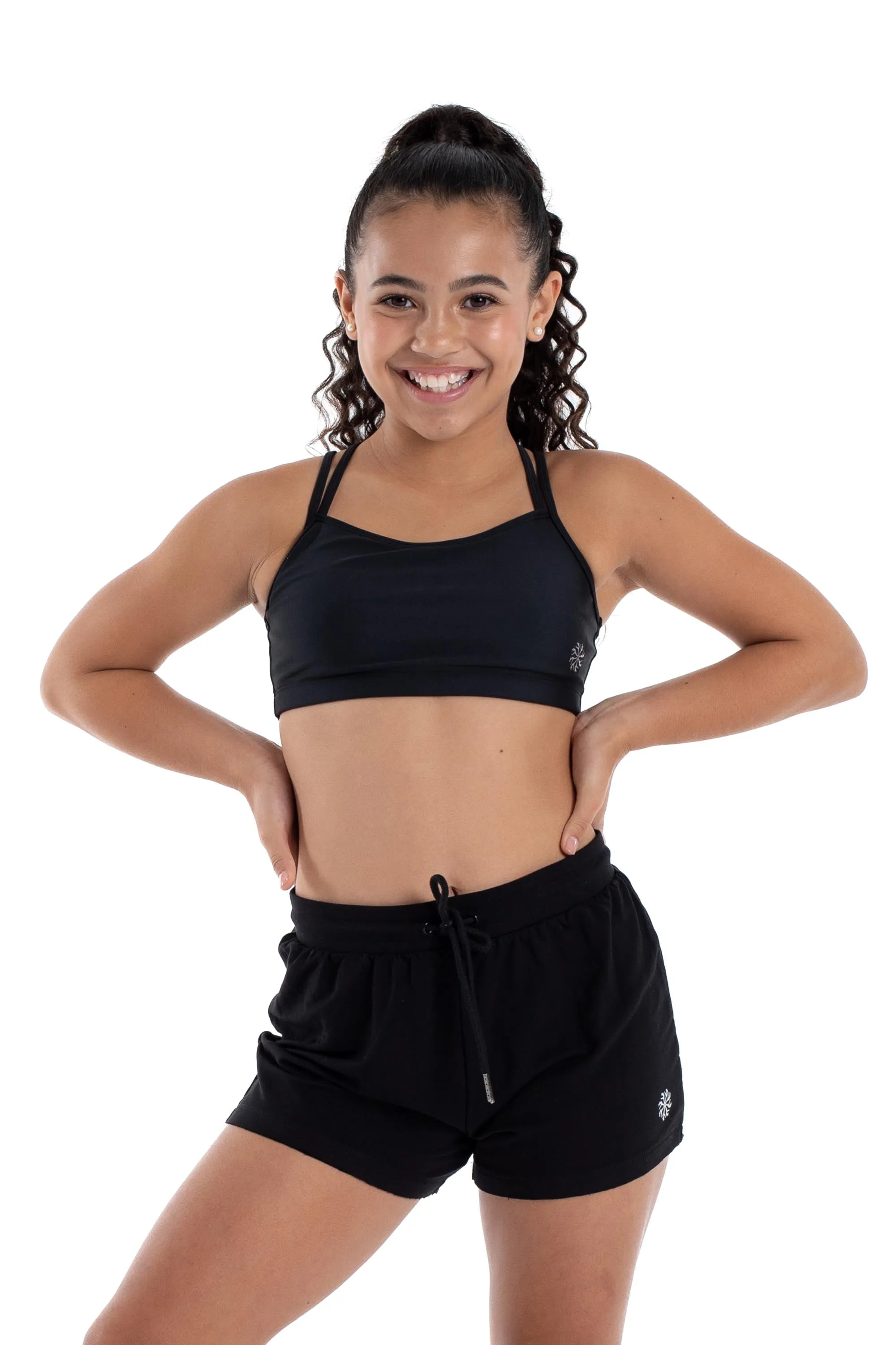 DFM933G4 - Bloch X Flo Active Girls Track Shorts