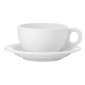 Eco - Cup with Saucer Set 204ml 50% OFF