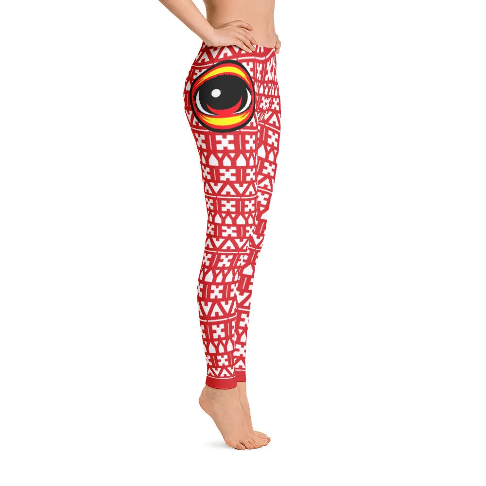 EYEZ Pattern Illusion Leggings (EYE on HIP)