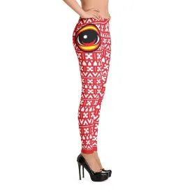 EYEZ Pattern Illusion Leggings (EYE on HIP)