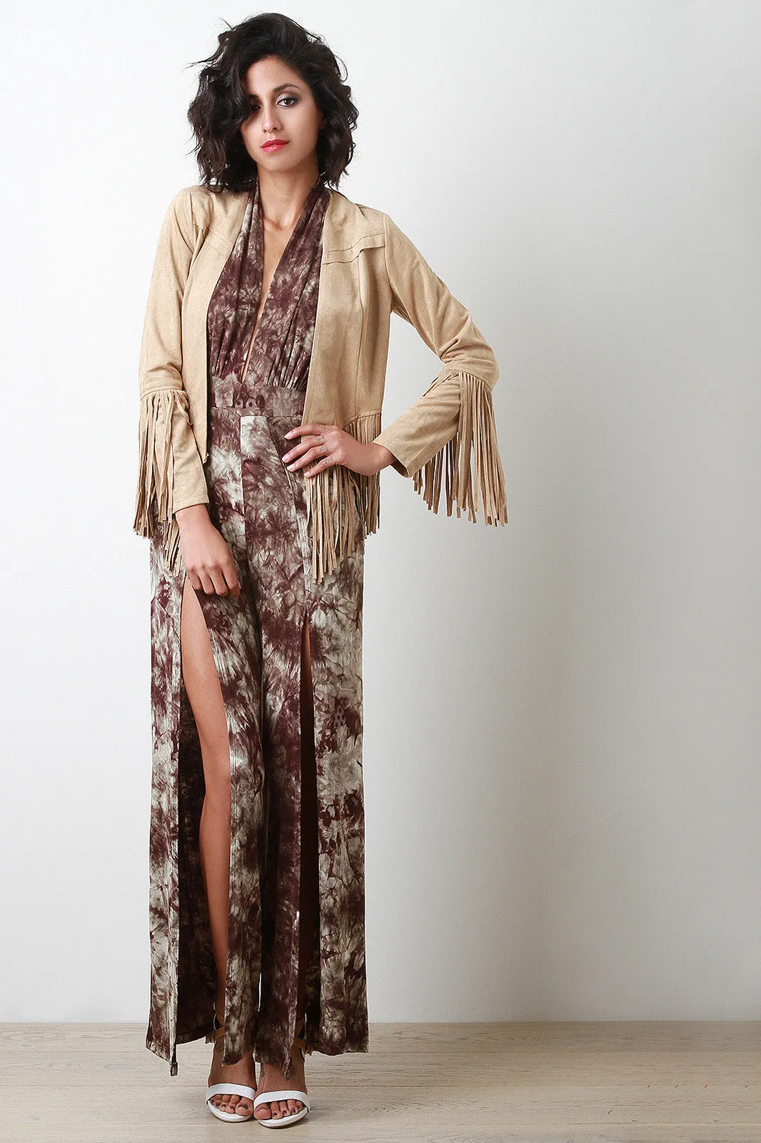 Fringe Accent Cowboy Jacket