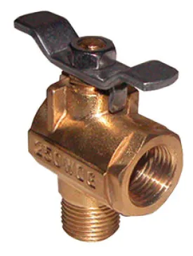 FV 590 SERIES 90° BRASS FUEL VALVE