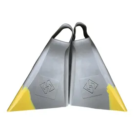 Hubboards Air Hubb Swim Fins - Grey & Yellow