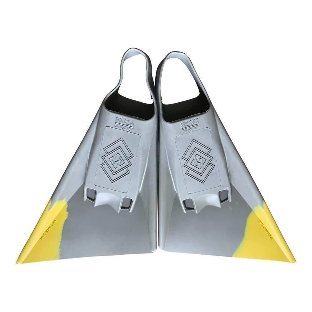 Hubboards Air Hubb Swim Fins - Grey & Yellow