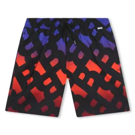 Hugo Boss Gradient Monogram Swim Shorts