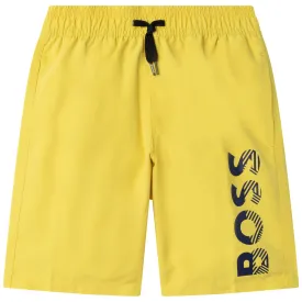 Hugo Boss Yellow Swim Shorts