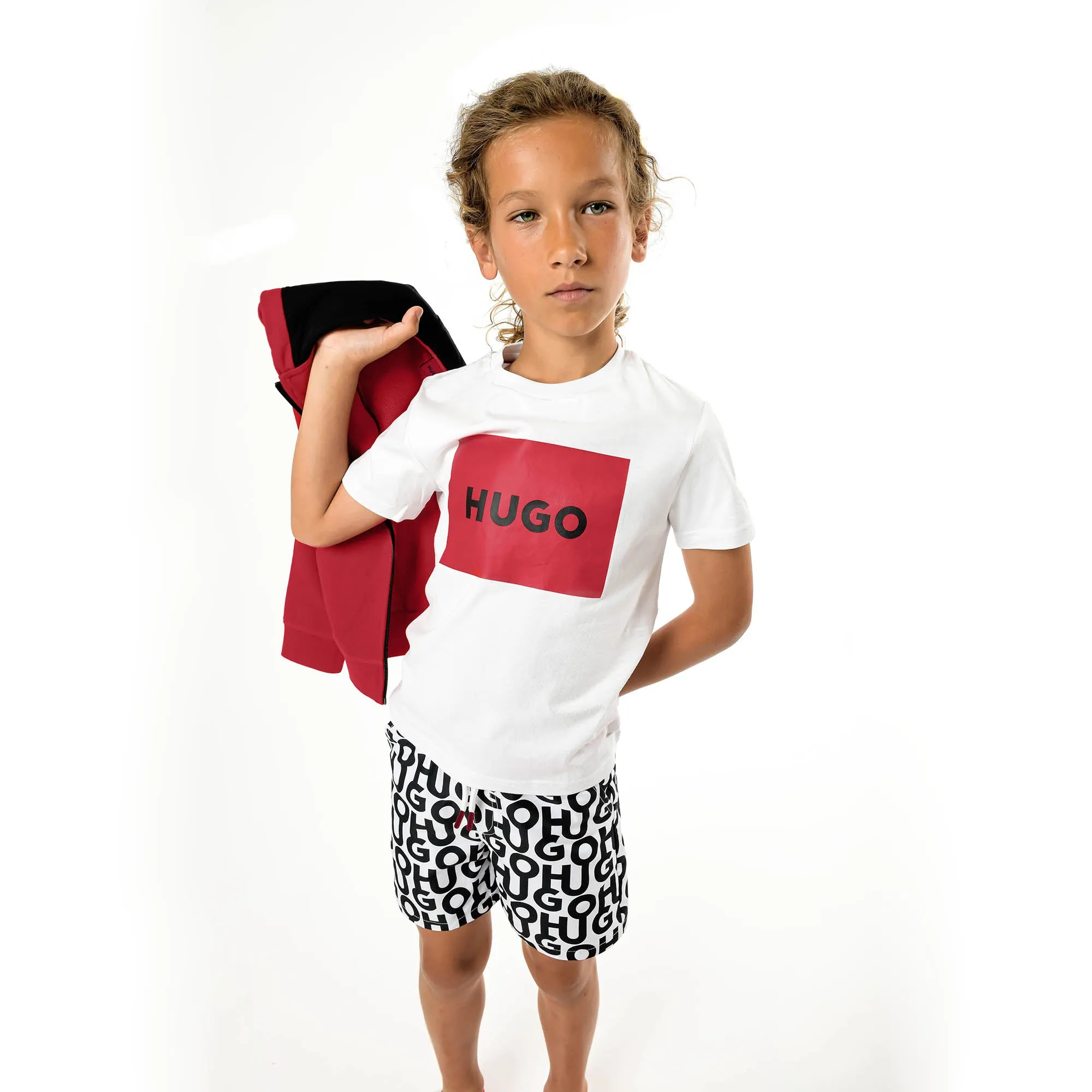 Hugo Printed Swim Shorts