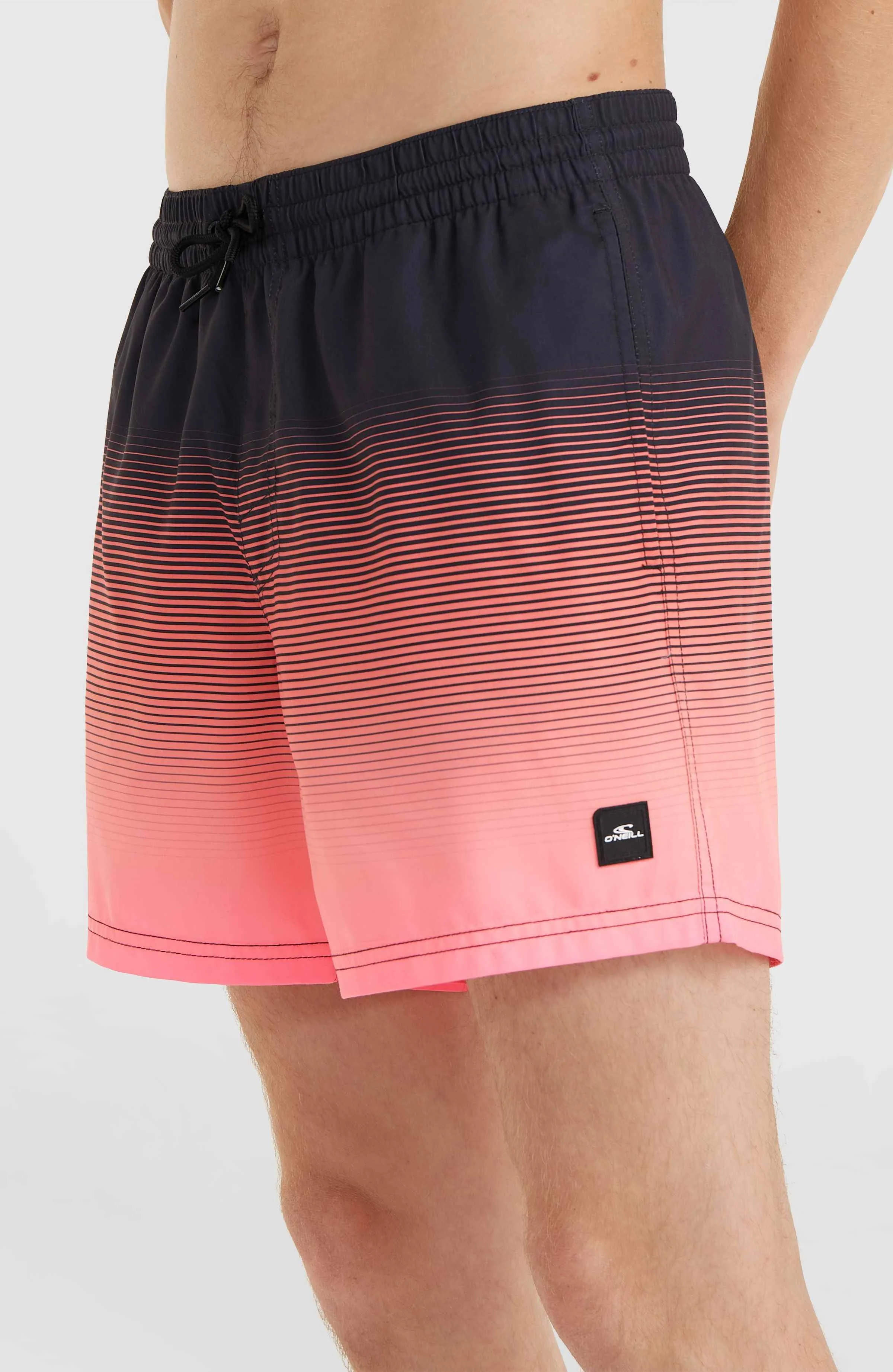 Jack O'Neill Cali Gradient 15\" Swim Shorts | Black Simple Gradient Panel"