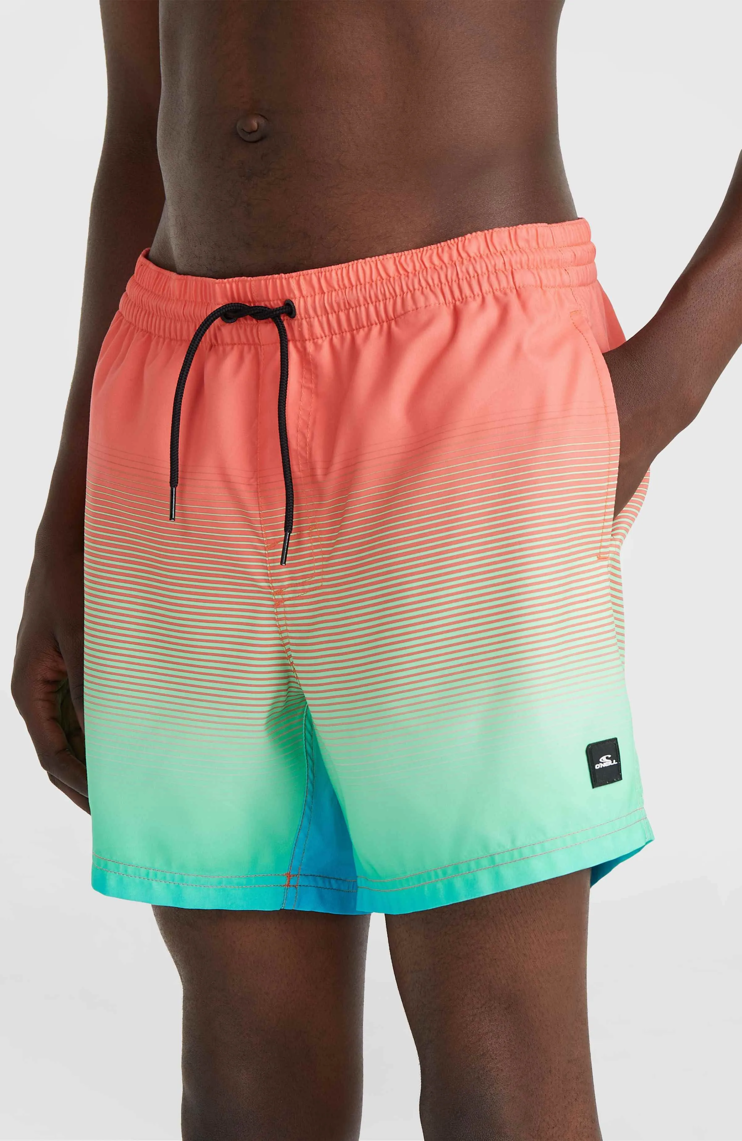 Jack O'Neill Cali Gradient 15\" Swim Shorts | Living Coral Simple Gradient Panel"