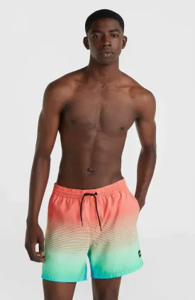 Jack O'Neill Cali Gradient 15\" Swim Shorts | Living Coral Simple Gradient Panel"