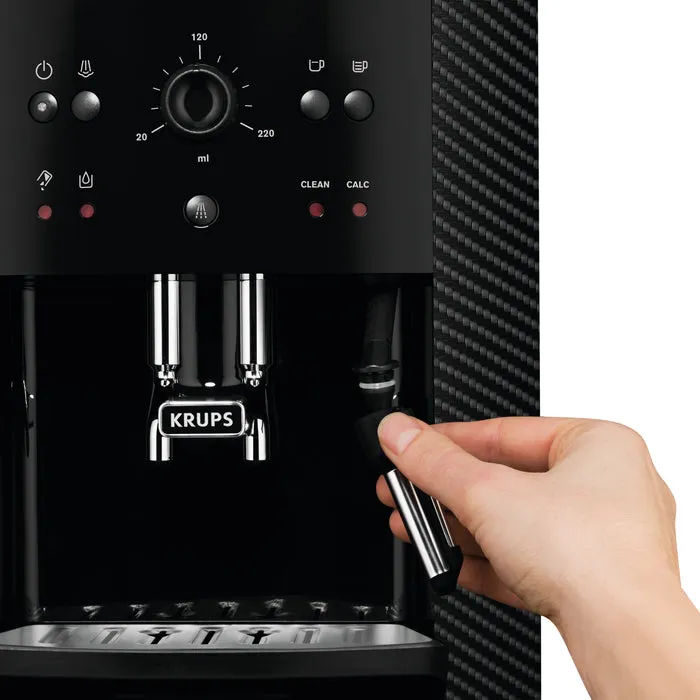 Krups Arabica Bean To Cup Coffee Machine, EA811K40 - Black, Carbon