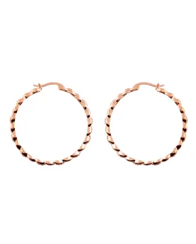 Léa Spiral Round Hoop Earrings