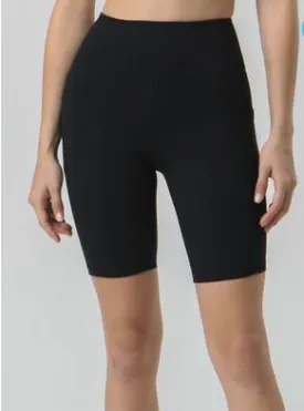 Luxe Black Ref Length Shorts