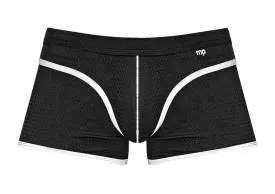 Male Power Sport Mesh Sport Mini Short Black