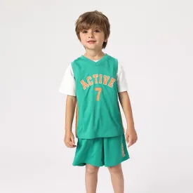 MARC & JANIE Boys Basketball Shorts Sets 230705