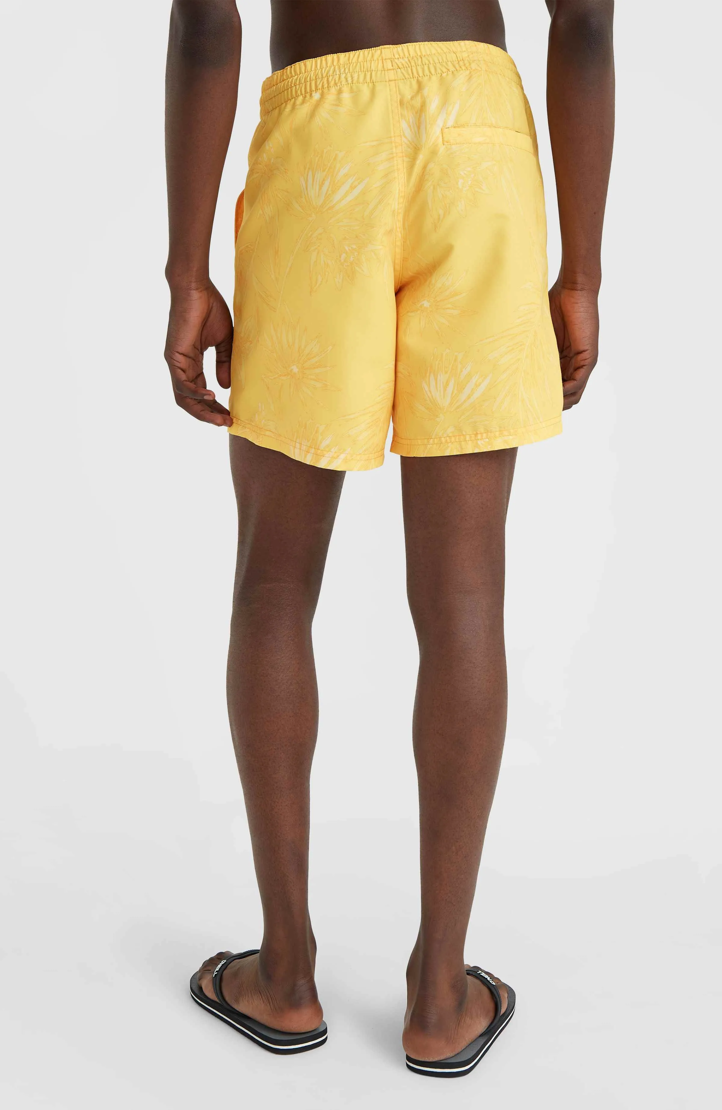 Mix and Match Cali 16'' Swim Shorts | Yellow Tonal Tropicana