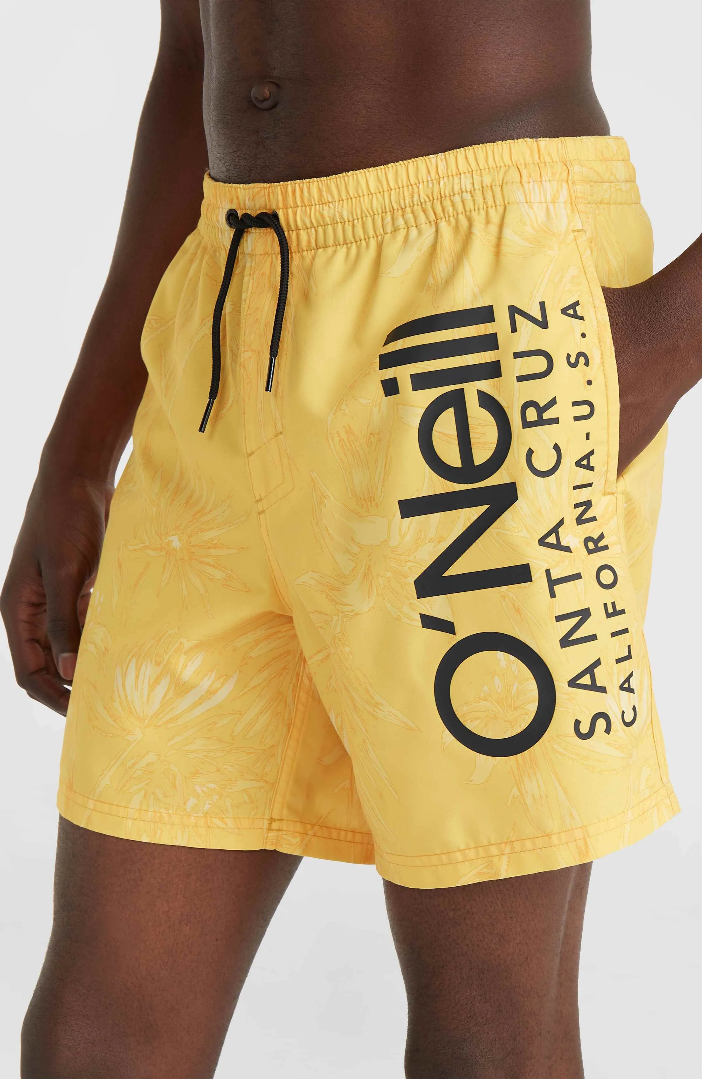 Mix and Match Cali 16'' Swim Shorts | Yellow Tonal Tropicana