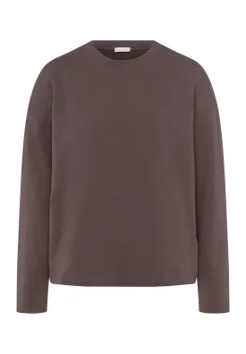 Natural Living Cotton Crewneck Pullover | Shale 78674-2119