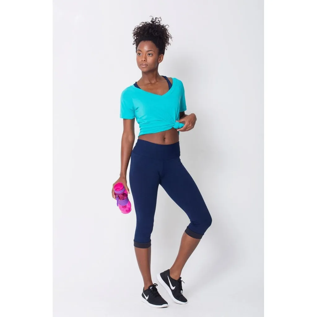 Navy Capri leggings