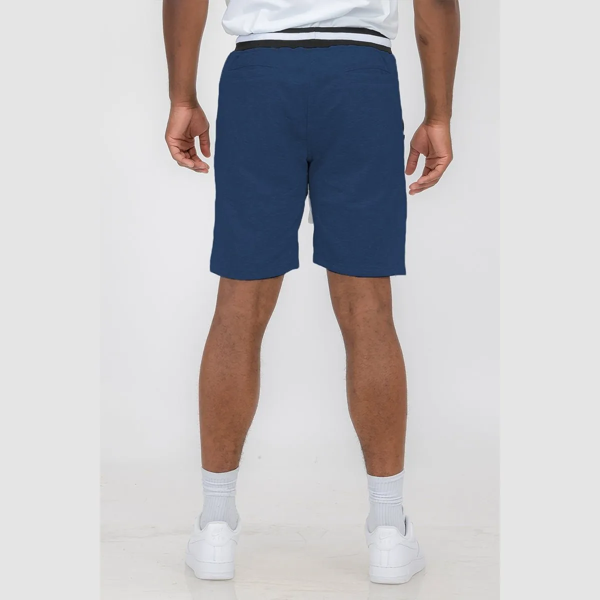 Navy French Terry Sweat Shorts